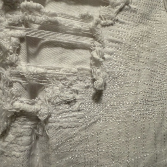 Guapi White Stacked Jeans Size 34 - Picture 15 of 16